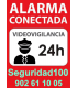 Cartel Alarmas seguridad100