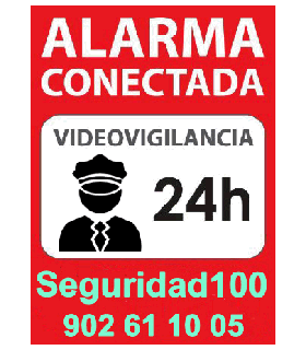 pegatinas alarma seguridad100