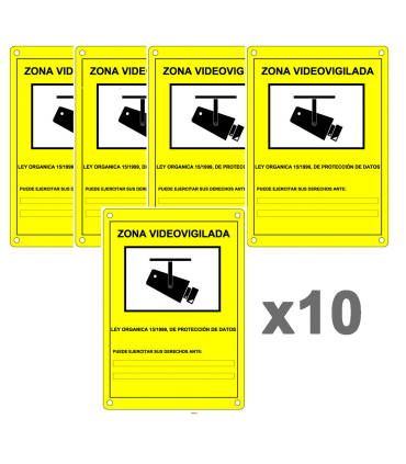Carteles CCTV Seguridad100