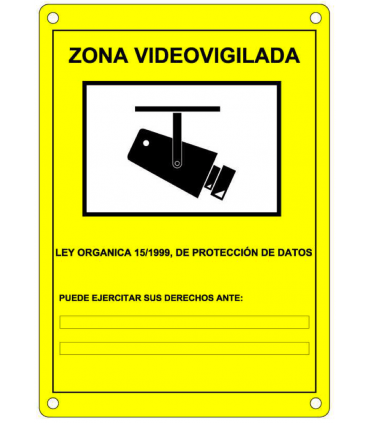 cartel cctv seguridad100
